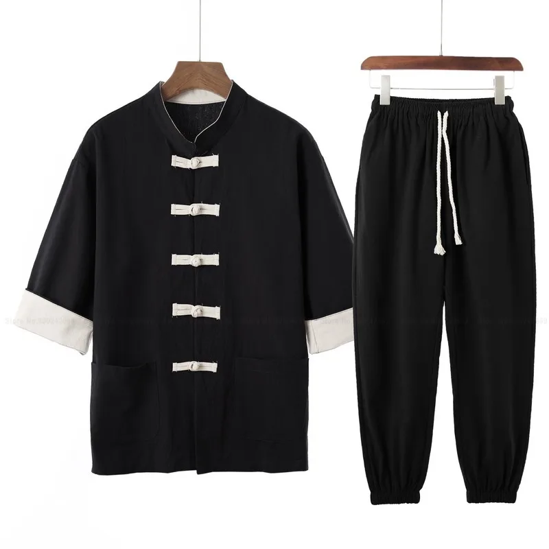 Для мужчин Традиционный китайский Стиль В стиле династии Тан Юбка с высокой