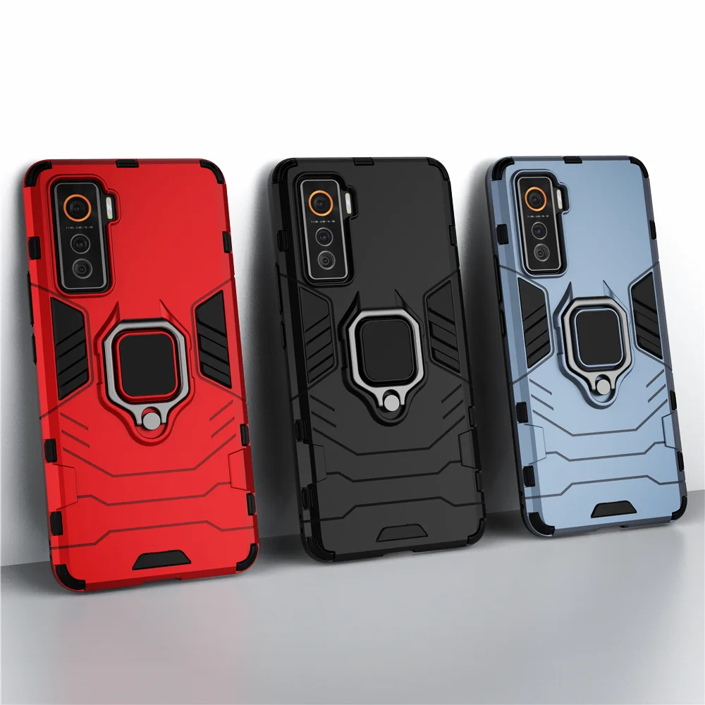 

For Vivo iQOO IQOO 5 5G Case Magnetic Car Shockproof Ring Armor Phone Cover For VIVO IQOO 5 Pro 5G 2020 IQOO5 5PRO Coque Fundas