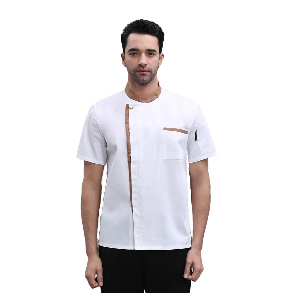 Летняя дышащая куртка шеф-повара костюм для суши женская рубашка униформа кухни