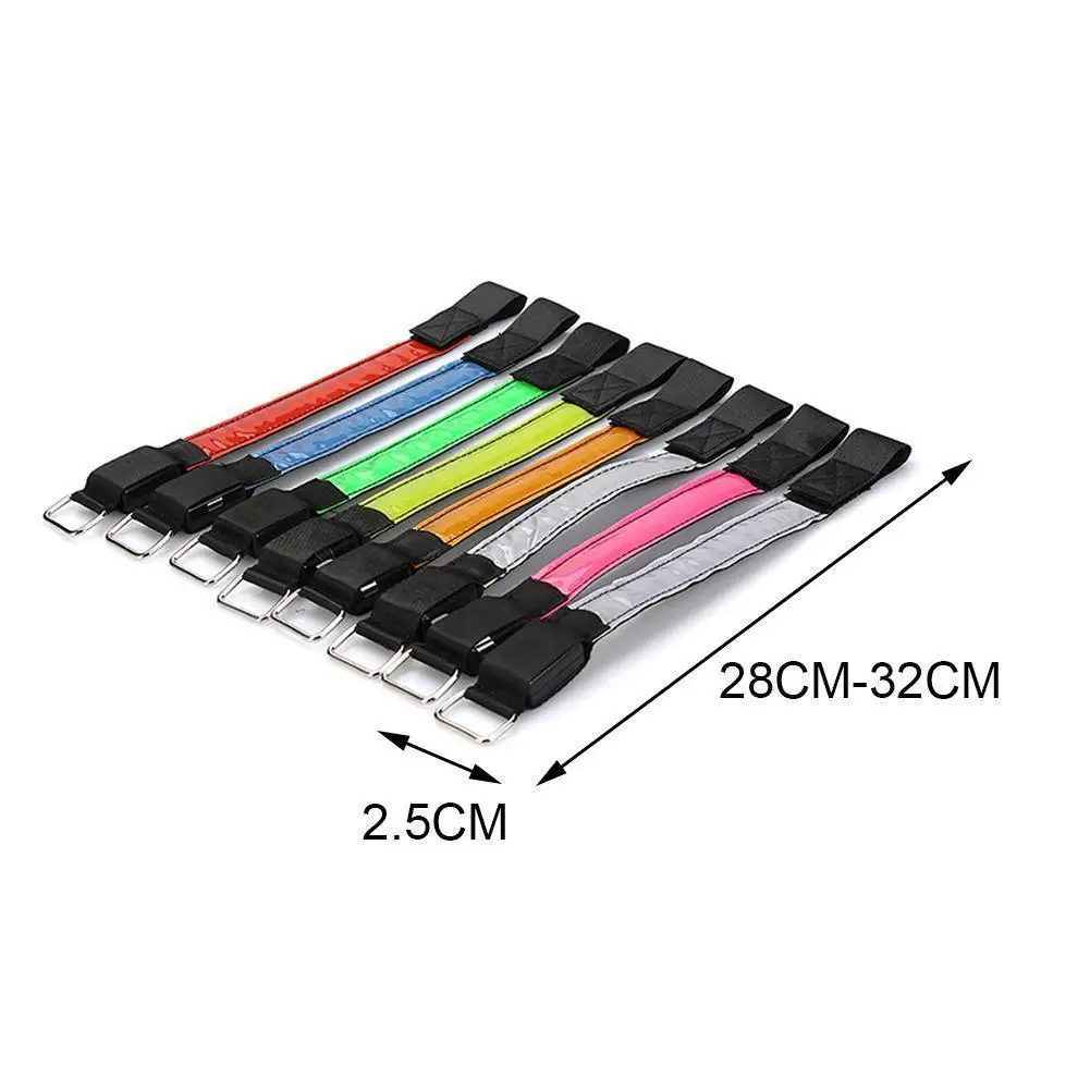 

Outdoor USB Charging LED Luminous Arm With LED Reflective Running Bracelet Night Available Luminous Night And Fishing T8L2