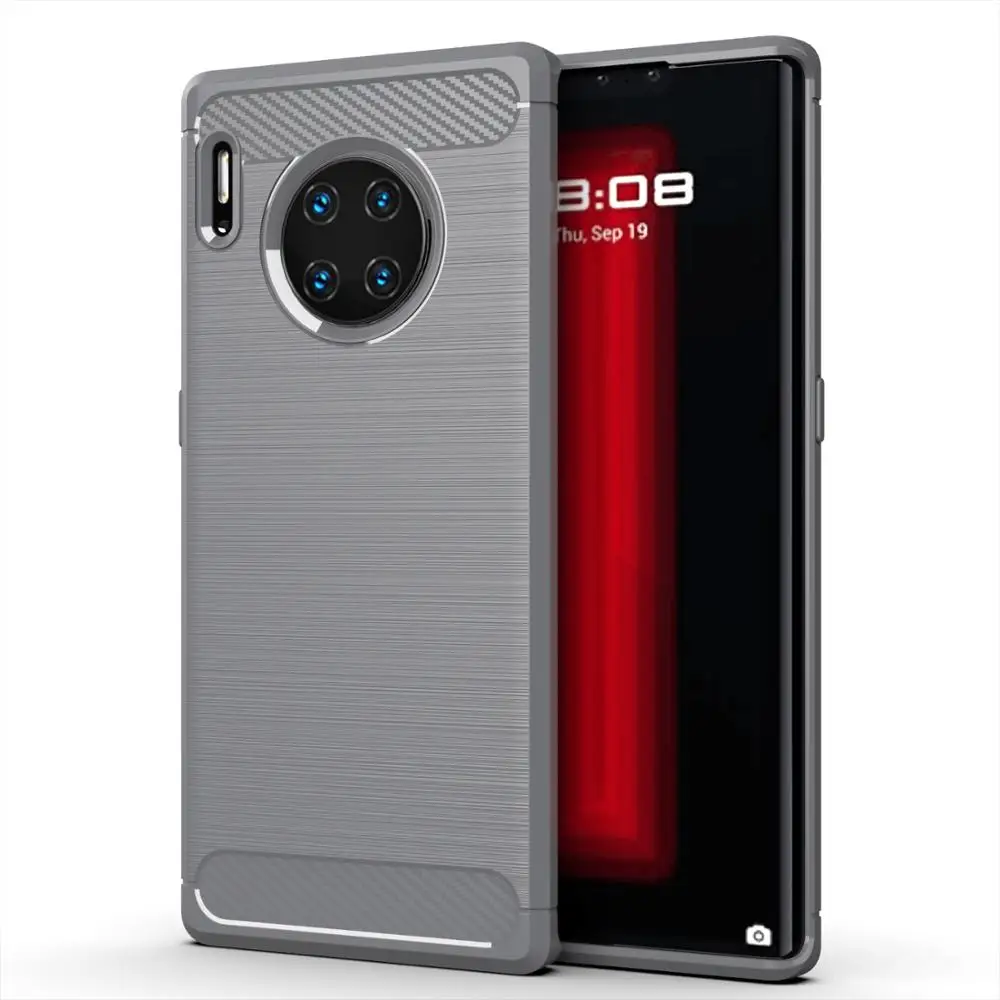 Матовый мягкий чехол из углеродного волокна для мобильного телефона Huawei Nova 5 5i Pro