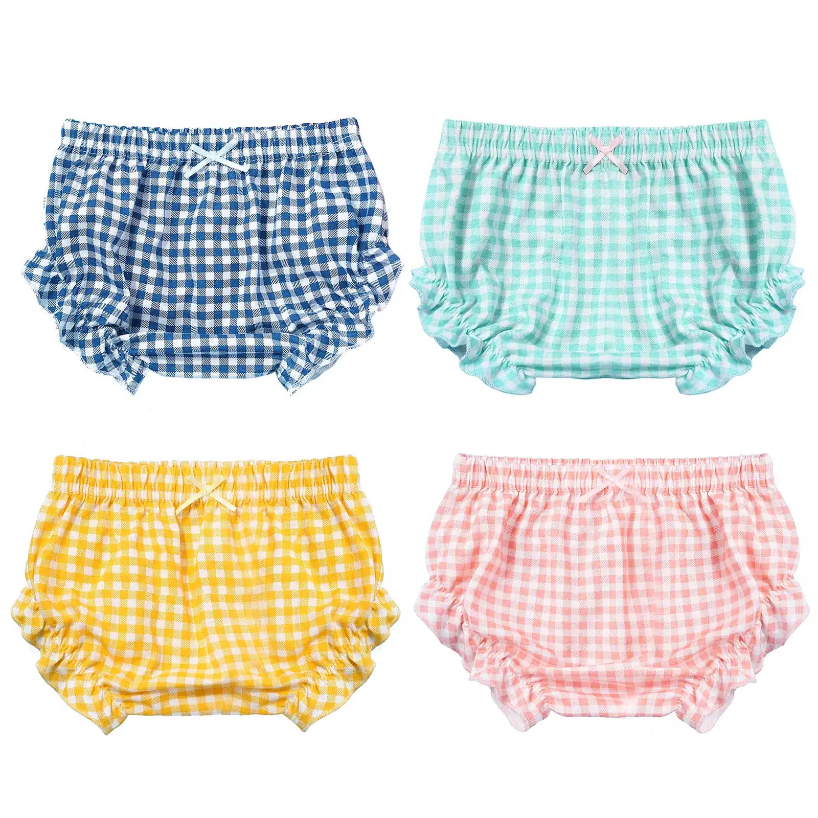 Casual Baby Bread Pants Cotton Infant PP Shorts Girl Bread Pants Toddler Bloomers Newborn Short Trousers Diaper Covers Bloomers