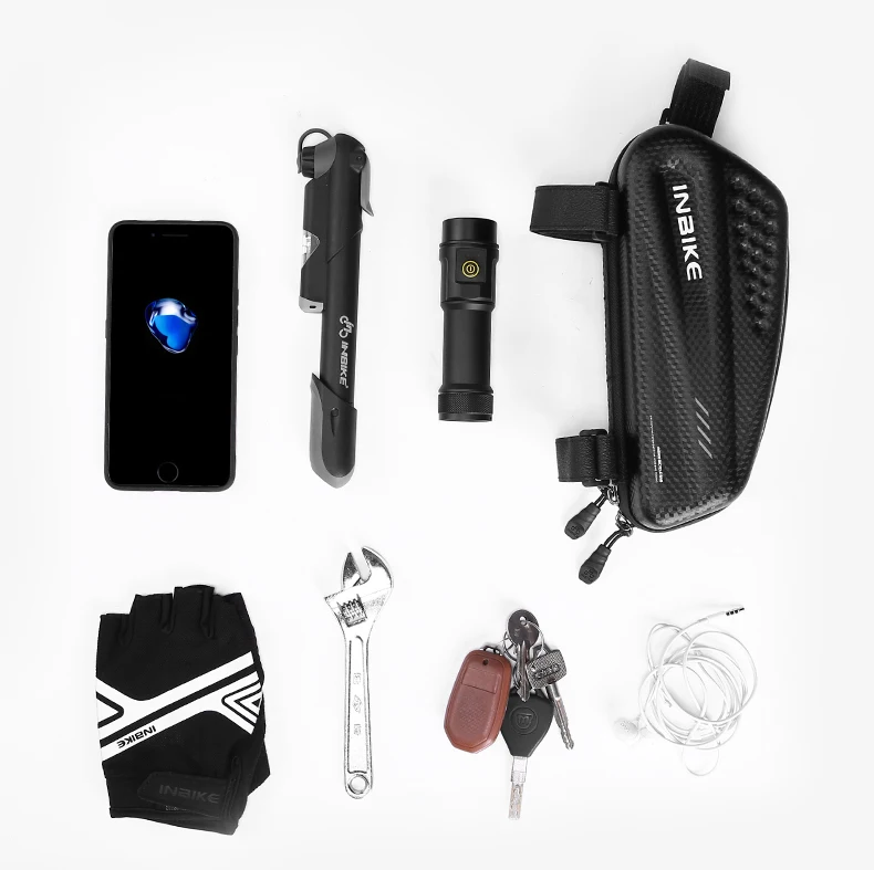 INBIKE, жесткая велосипедная сумка, водонепроницаемая, верхняя труба, непромокаемая, большая емкость, MTB, дорожный велосипед, передняя рама, сумка, велосипедные аксессуары