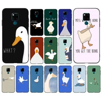 maiyaca untitled goose game interesting duck game phone case for huawei mate 20 10 9 40 30 lite pro x nova 2 3i 7se