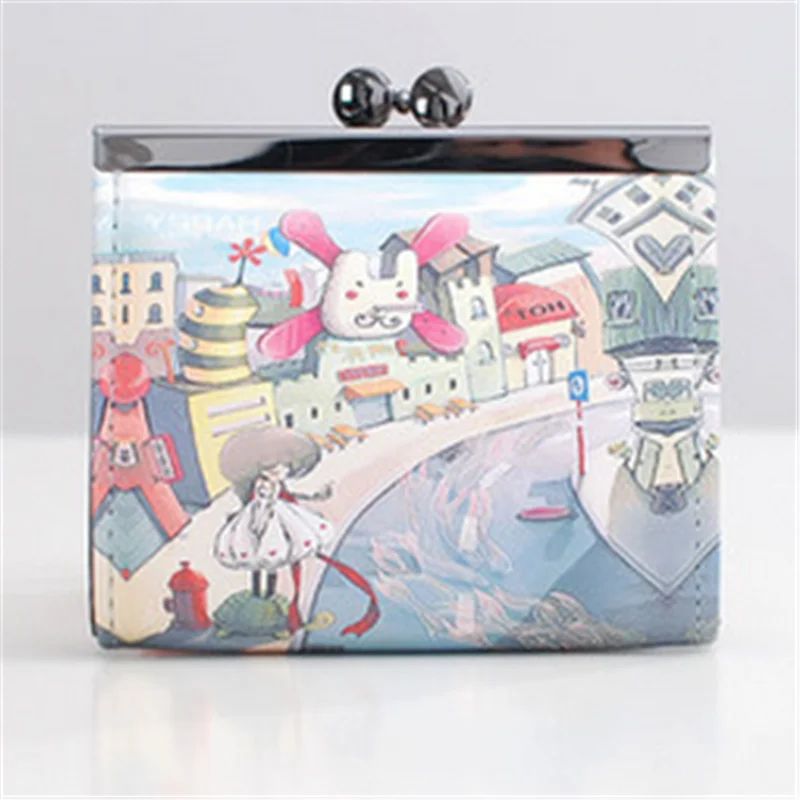 2020 новый модный мультяшный кошелек брендовый дизайнерский короткий женский на
