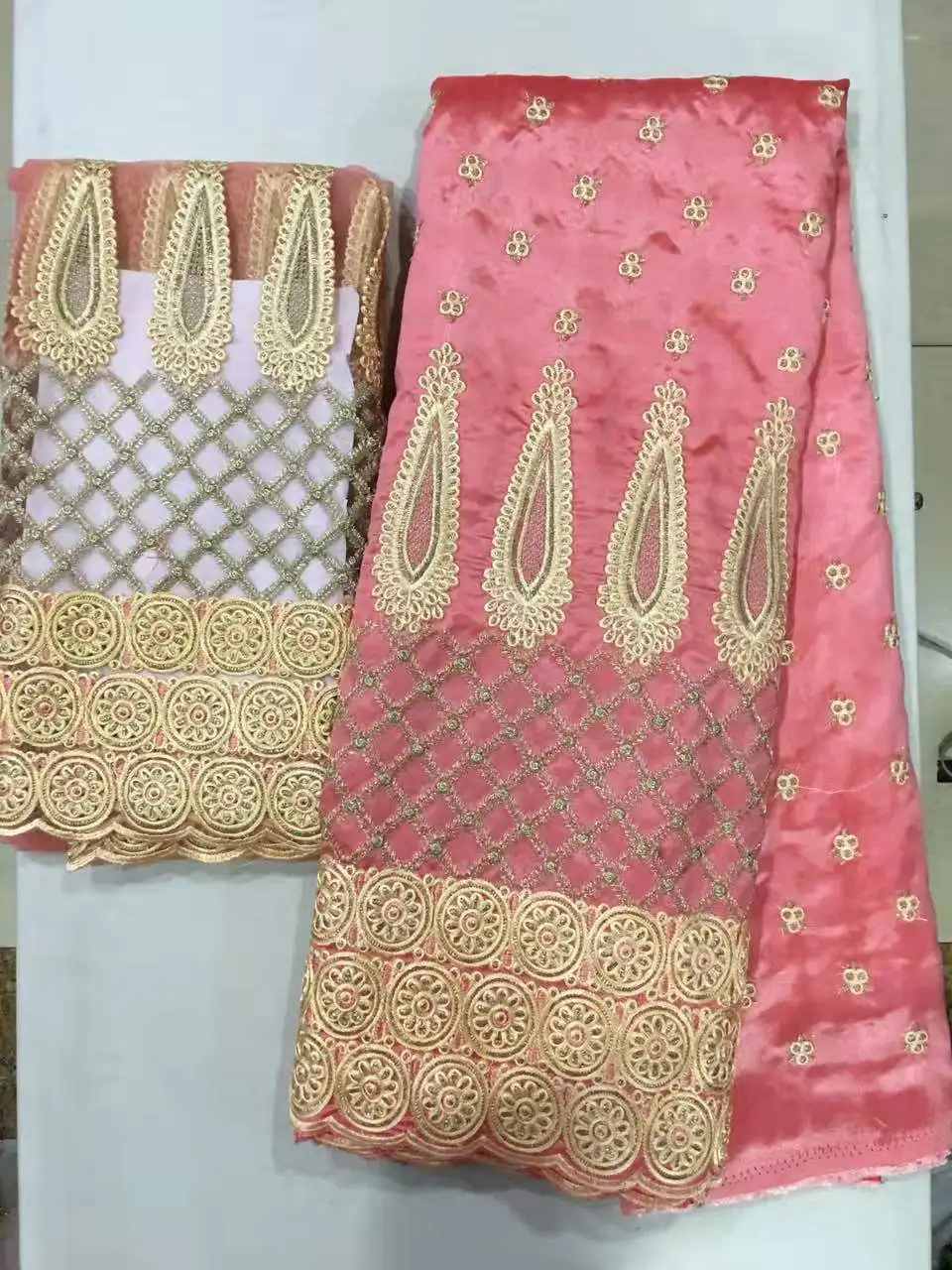 2020 Африканские кружева ткани с вышивкой в нигерийском стиле 3D гипюр французская