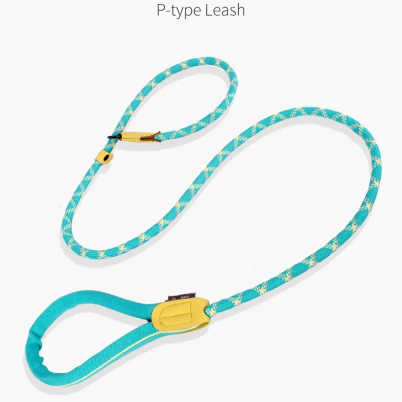 

Регулируемая петля, Светоотражающий Поводок для собак, поводок-скользящая веревка, плетеный шнур, ошейник, тренировочные поводки для средн...