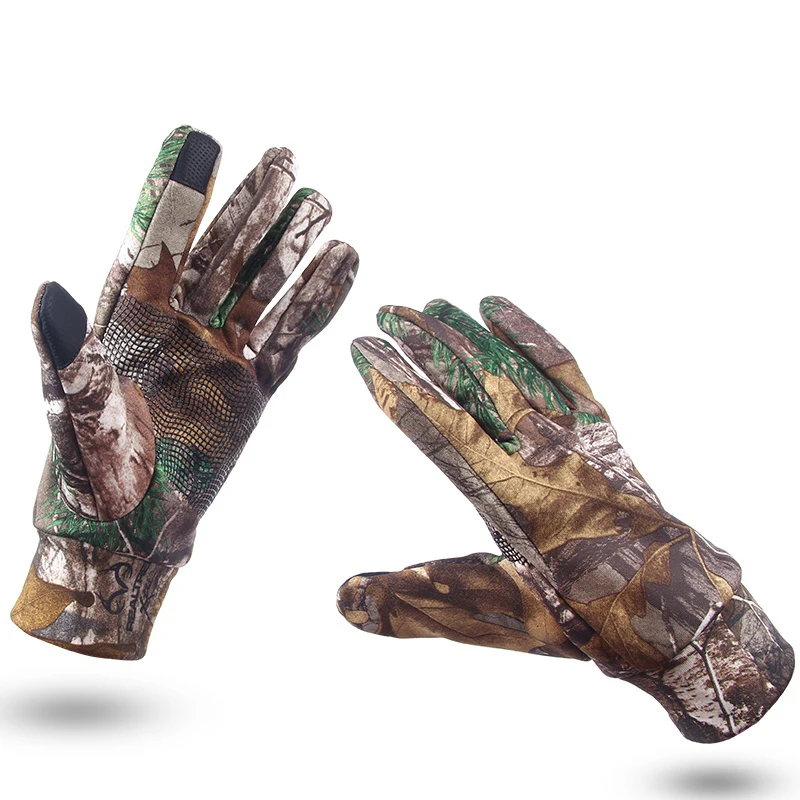 Зимние перчатки для охоты кемпинга велоспорта рыбалки противоскользящие теплые