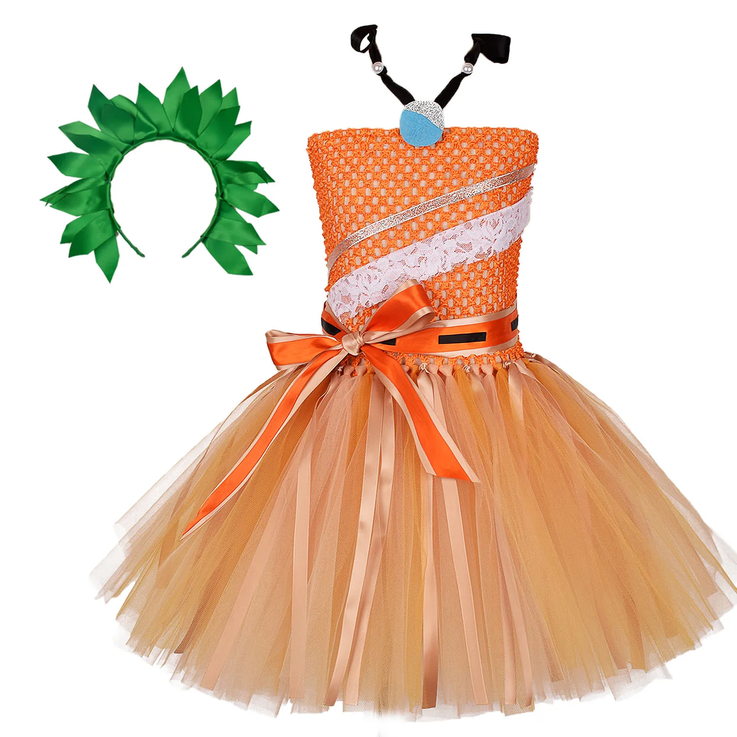 Princess Moana Tutu Dress For Girls Birthday Party Dresses Kids Cosplay Oufit Halloween Costume Toddler Photo Props 0-12Y