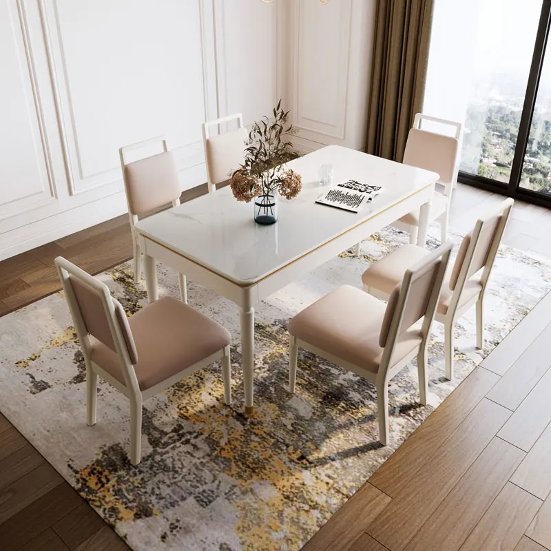 

Linsy European Home Furniture Italian Simplicity Dining Room Furniture Dining Table