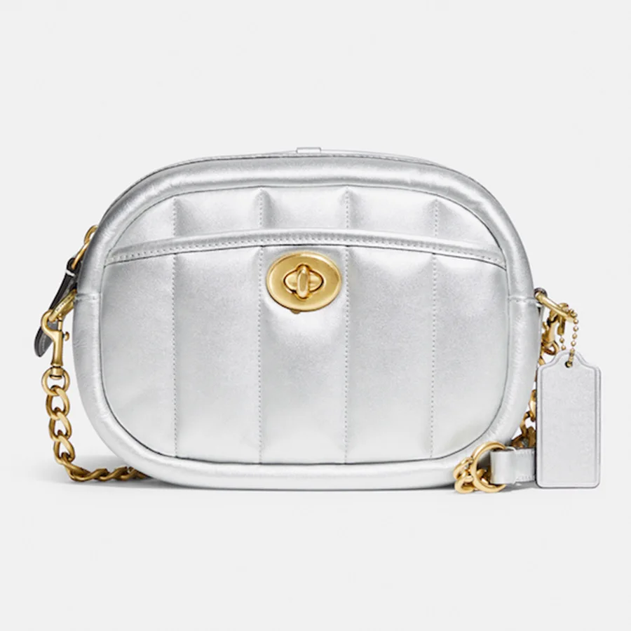 

2022 Winter PU Leather Quilted Striped Small Luxury Women Handbags Lady Soft Shoulder Pillow Crossbody Bags Trends Brand