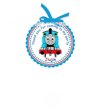 Gift tag 10pcs Парти Томас на день рождения настраиваемый Набор Люкс вечерние одноразовые детские тематические вечерние украшения - Цвет: Gift tag 10pcs
