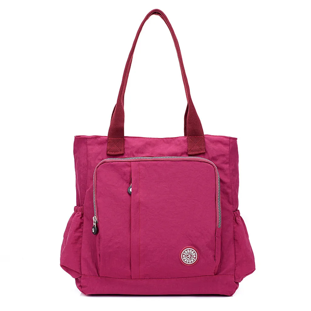 Женская нейлоновая сумка-мессенджер с несколькими карманами через плечо дамская