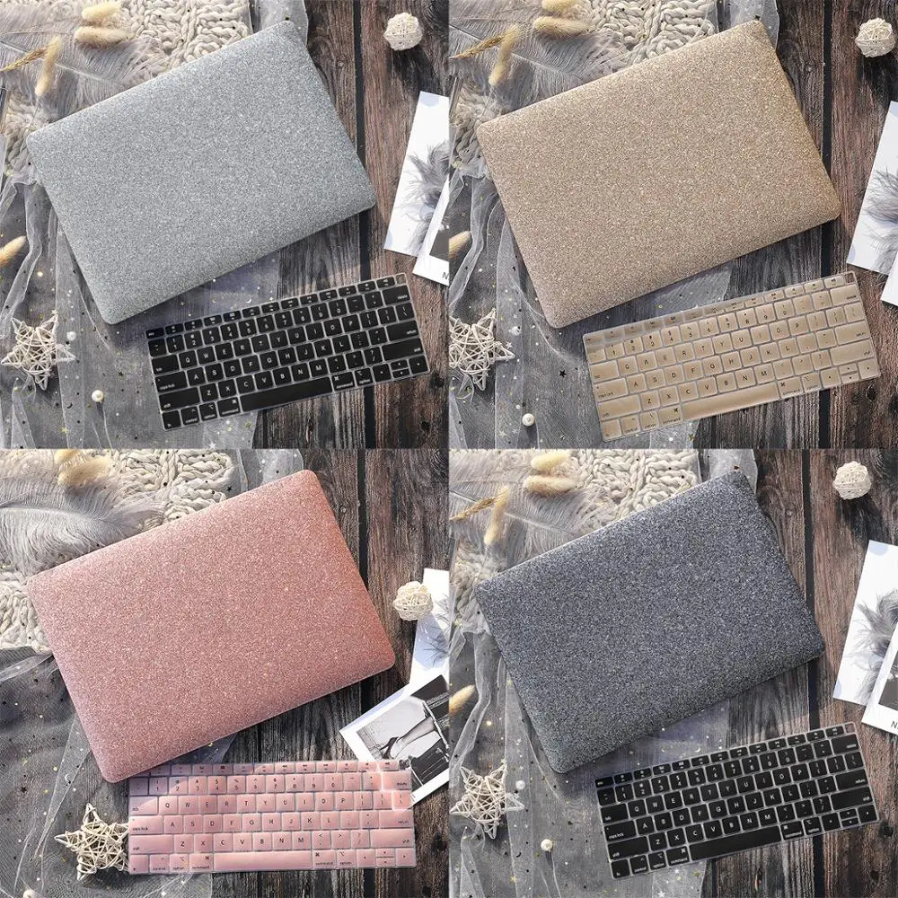 

Bling Marble Case for Macbook Air 13 Touch ID 2019 2022 A2179 A2337 A1932 Retina Pro 13 15" Touch bar A2159 A1990+Keyboard Cover