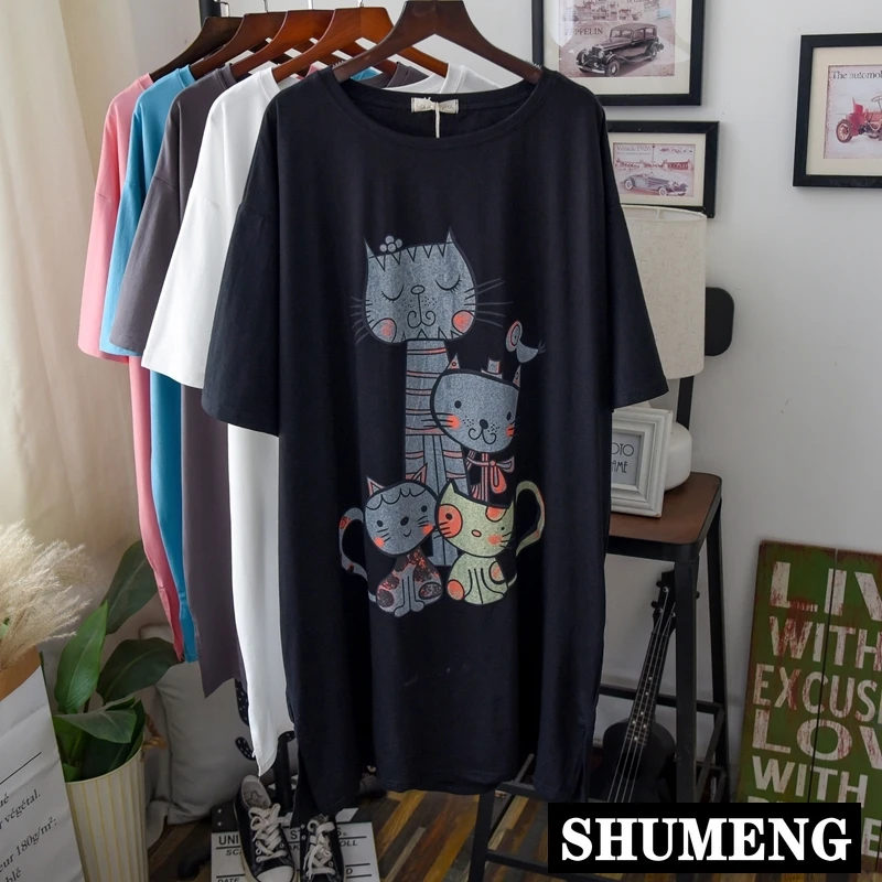 Футболка с длинными рукавами Новинка лета 2020 свободная хлопковая футболка