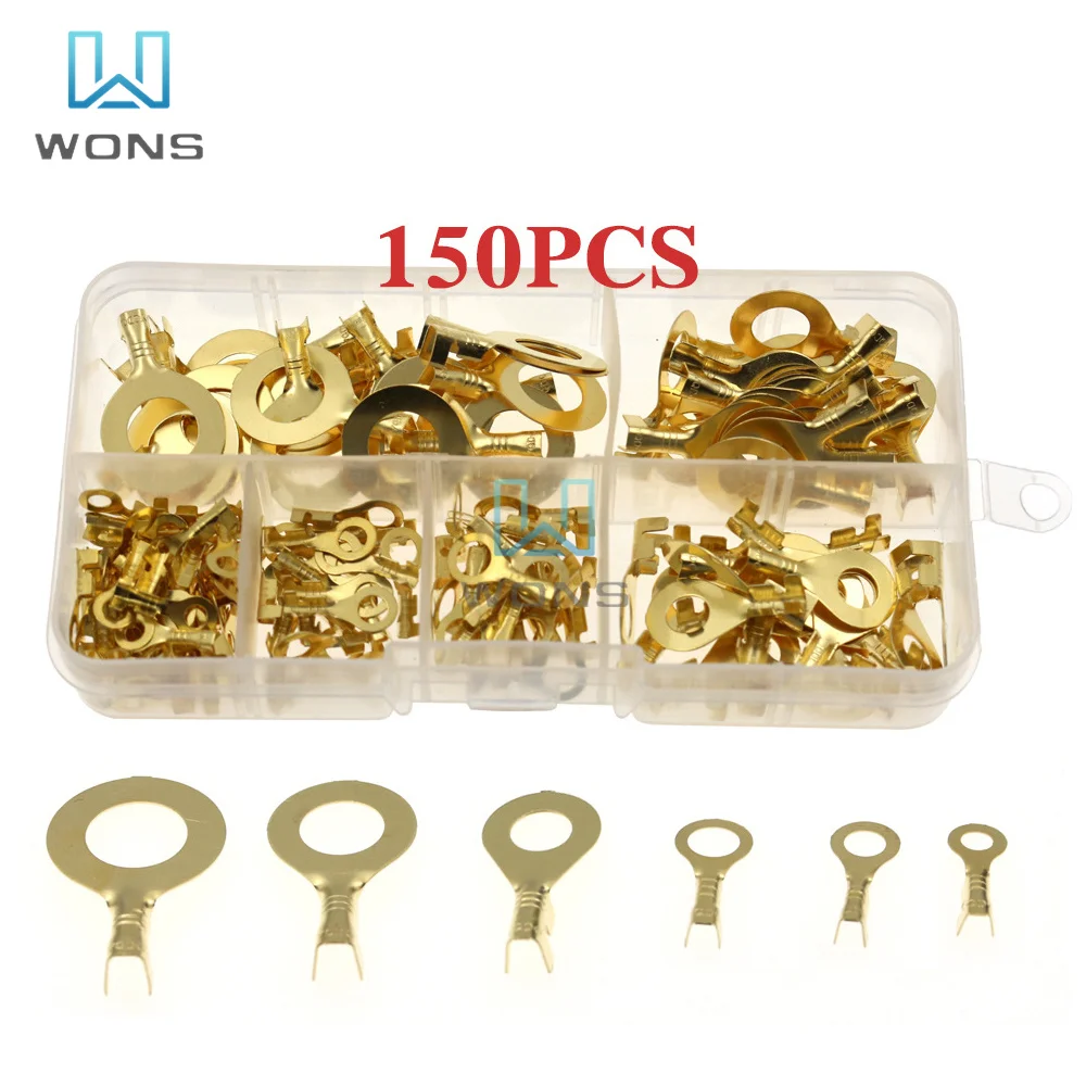 Кольцевые наконечники M3/M4/M5/M6/M8/M10 медные обжимные клеммы кабельные коннектор