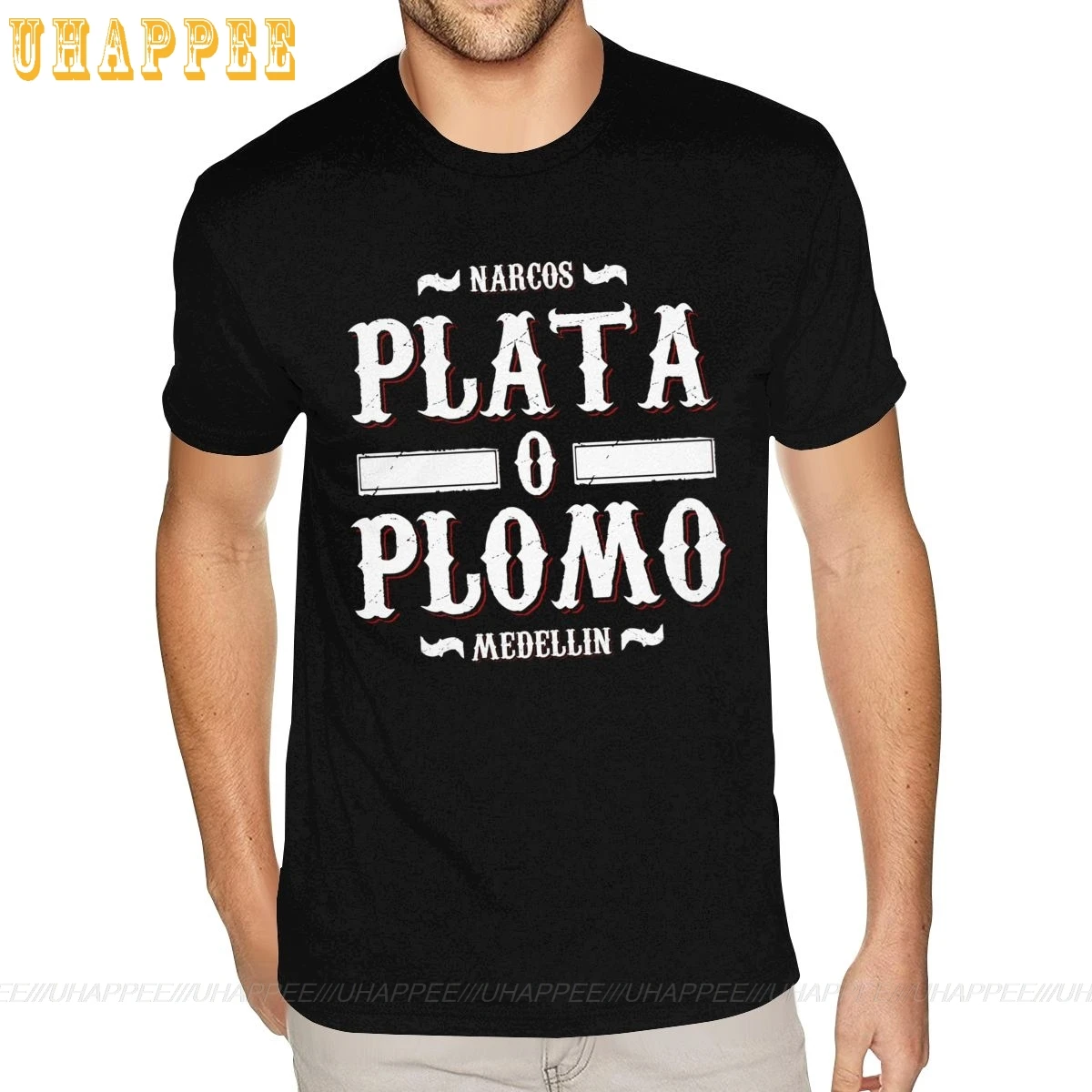 Мужская футболка с коротким рукавом принтом по низкой цене|Мужские футболки| |