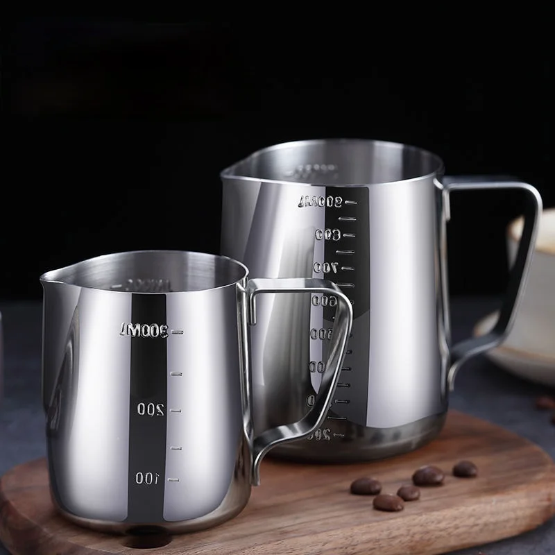 

Stainless Steel Milk Frothing Pitcher Espresso Coffee Barista Craft Latte Cup Cappuccino Milk Jug Cream Frother Pitcher Maker C3