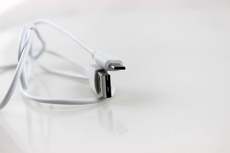 2 шт. 1 м белый микро USB2.0 кабель передачи данных для аndroid бескислородный медный проводник ПВХ с REACH/ROHS для всех Android ячеек линия передачи данных
