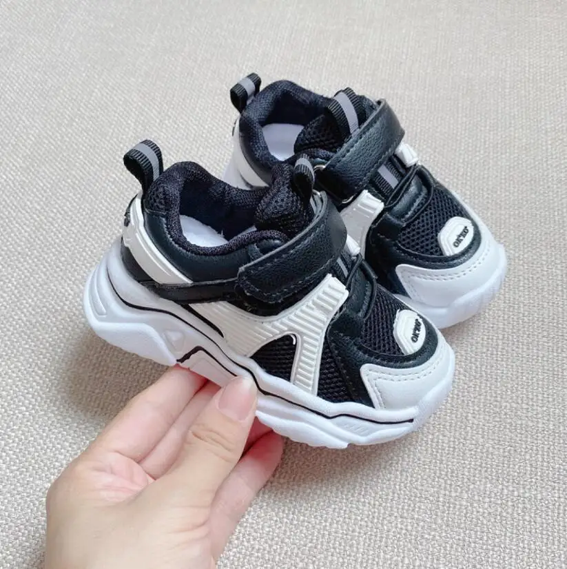 Кеды детские для бега мягкие кроссовки на липучке повседневная спортивная обувь