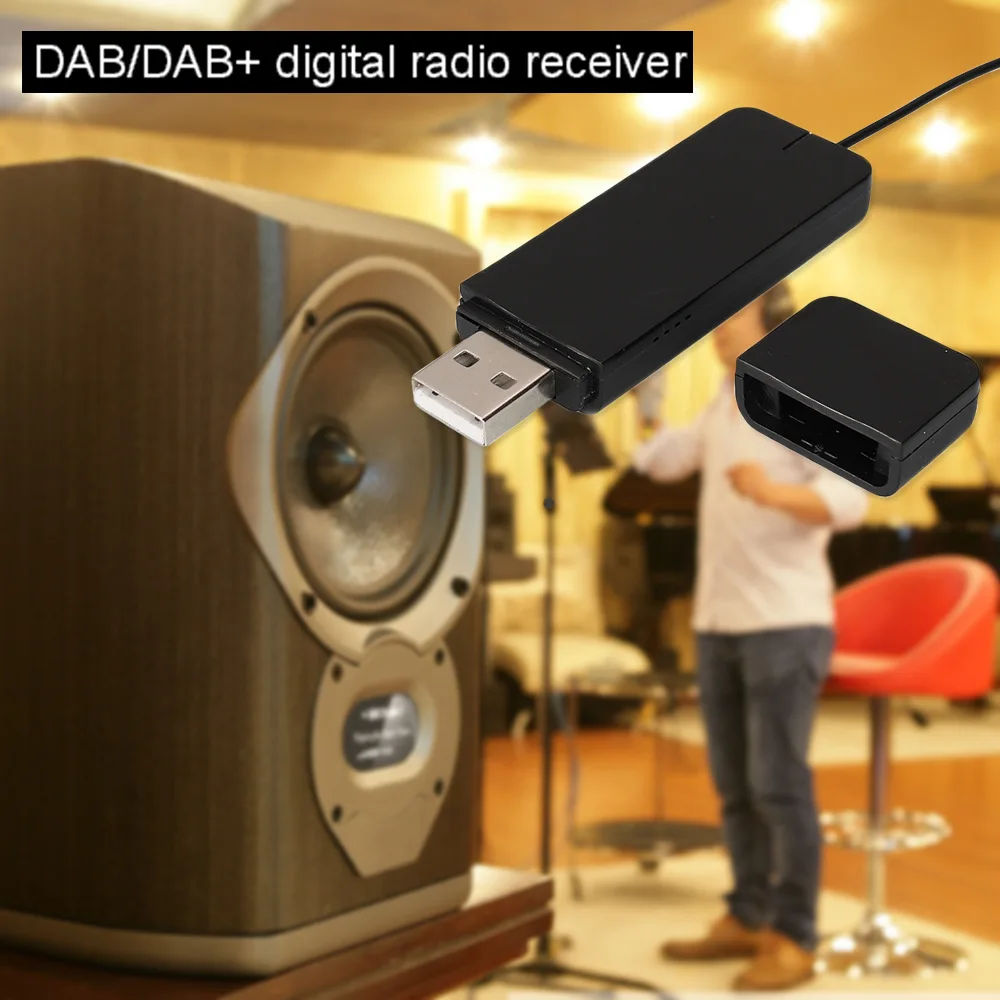 Мини DAB/DAB + радиоприемник цифровое вещание прием усиления простые универсальные