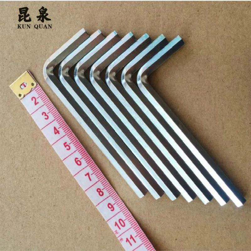 Прямой шестигранный ключ от производителя высококачественный длиной 5 мм 100 шт. в