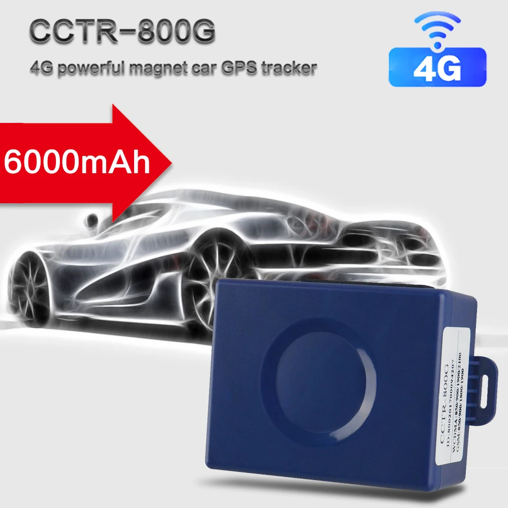 4G LTE Автомобильный gps трекер CCTR-800G IP56 Водонепроницаемый gps локатор защита от кражи транспорта gps Rea ltime трек без установки простое использование