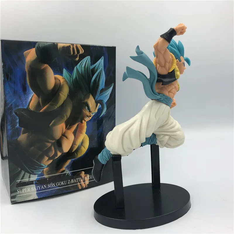 Фильм Ver. Dragon Ball Z Gogeta голубые волосы против супер броли конечный солдат DBZ Гоку Вегета Супер Саян фигурка 20 см
