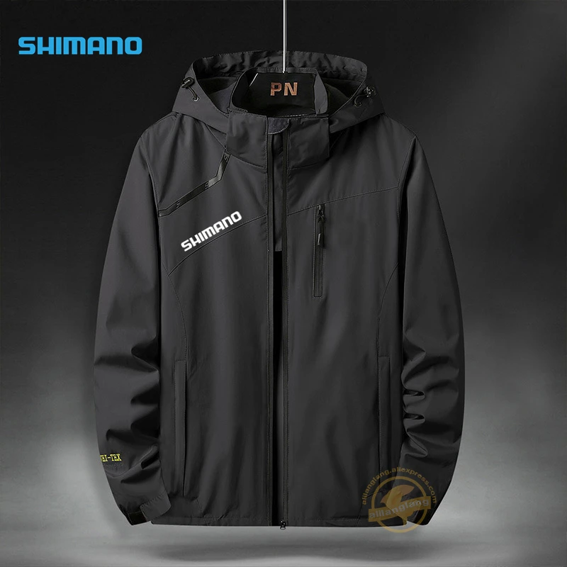 

SHIMANO Men's Autumn Winter Fishing Jackets Outdoor Camping Windproof Fishing Clothing Mountaineering Sport WaterproofBreathable
