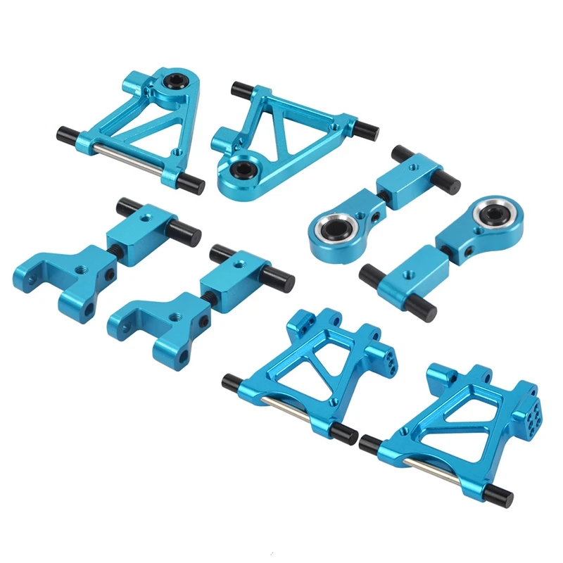 

FBIL-Aluminum Alloy Front Rear Upper Lower Suspension Arms for Tamiya TT-02 TT02 1/10 RC Car Upgrades Parts Accessories