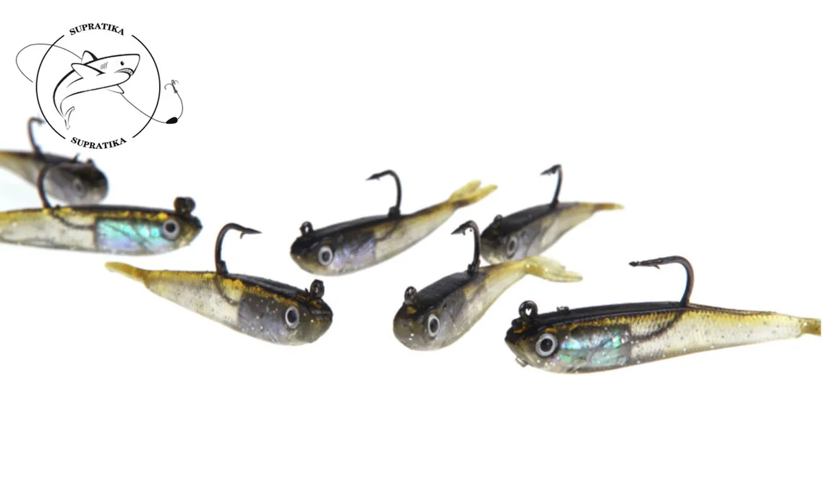 

Реалистичная мягкая свимбейт Shad 10 шт./лот, свинцовые рыболовные приманки 6,5 г/7,5 см, искусственные приманки для ловли окуня, карпа, морской ры...