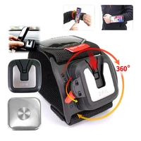 2021 new rotatable detachable running wristband bag climbing hiking cycling wrist pouch phone holder wrist bag sport phone case
