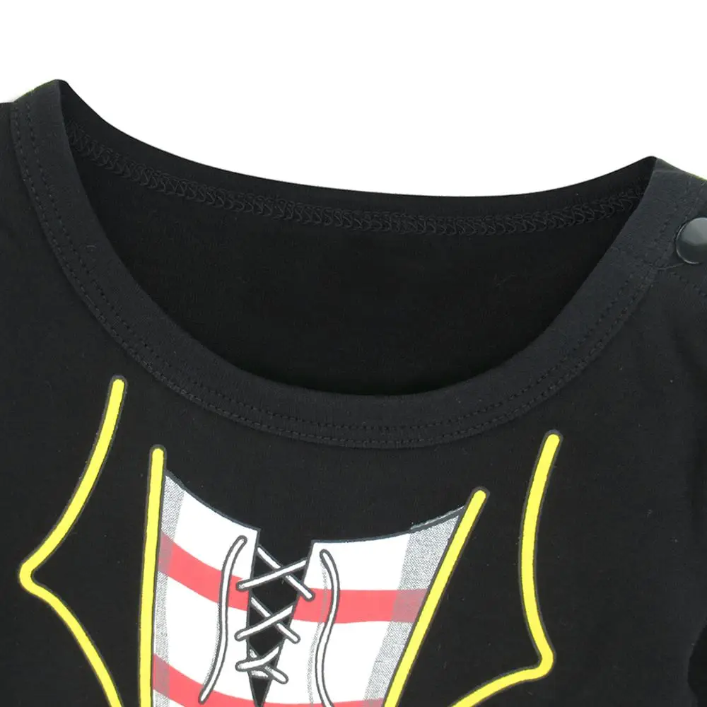 Костюм пирата для новорожденных мальчиков из 2 предметов Комбинезон с длинными