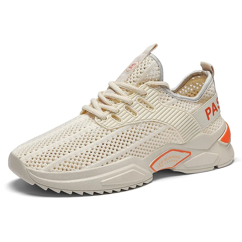 

Men's sports shoes, fashion , comfortable, breathable, men's shoes, mesh lace-up casual sports shoes