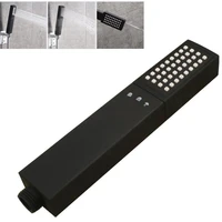 3 in 1 bathroom power shower head black 3 mode adjustable water spray for bathroom rain shower head filter accessories