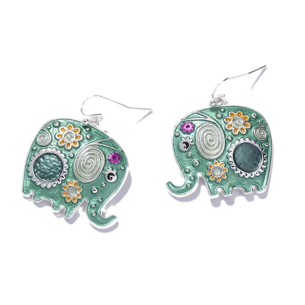 D & Rui ювелирные изделия богемные женские серьги подвески в виде слона для девочек