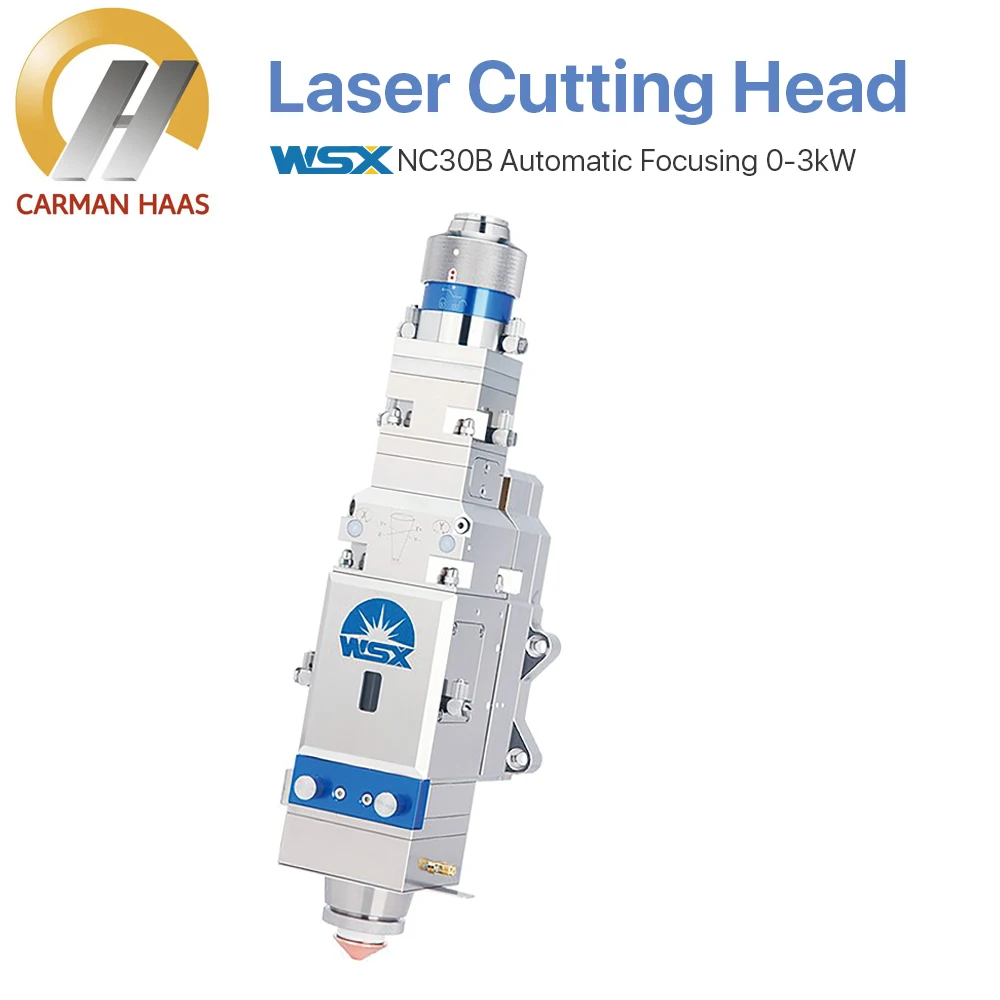 WSX 0-3KW NC30B Fiber Laser Cutting Head Automatic Focusing High Power QBH 3000W for Metal Cutting enlarge