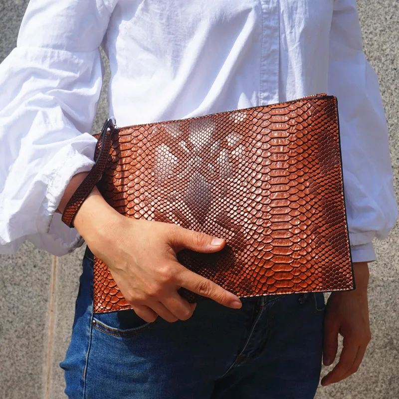 

С рисунком под кожу питона; Женская сумочка-клатч с фирменным дизайном вечерние клатч конверт сумка леди WWallet Бесплатная держатель для карт ...