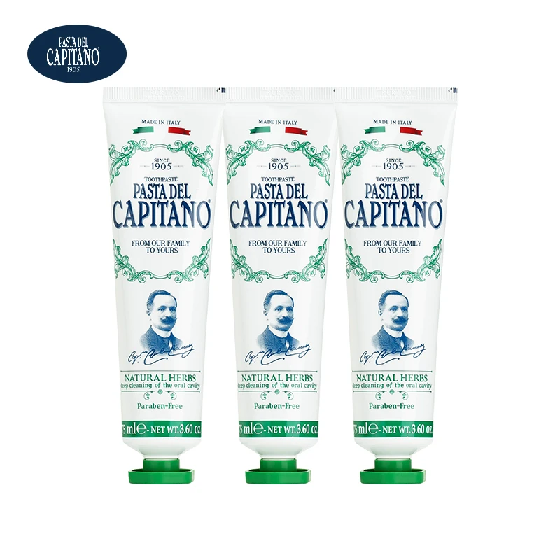 Итальянская антибактериальная зубная паста * 3 травяная для чистки рта свежее