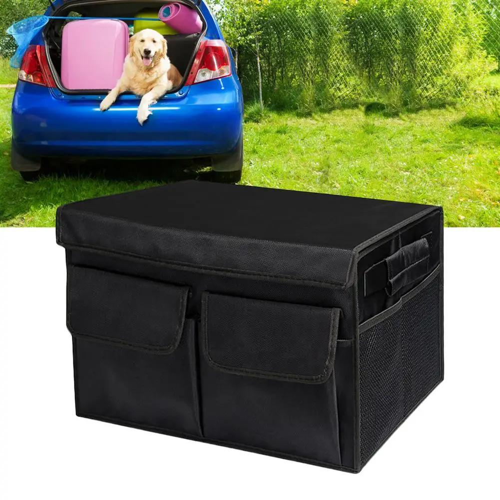 

Folding Car Trunk Organizer Outdoor Portable Trunk Storage Box Multipurpose Collapsible Torage Organizer