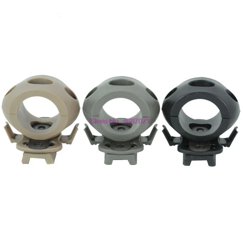 От DHL 100 шт. 21 мм строительный зажим для рельсов шлема одиночный адаптер-держатель