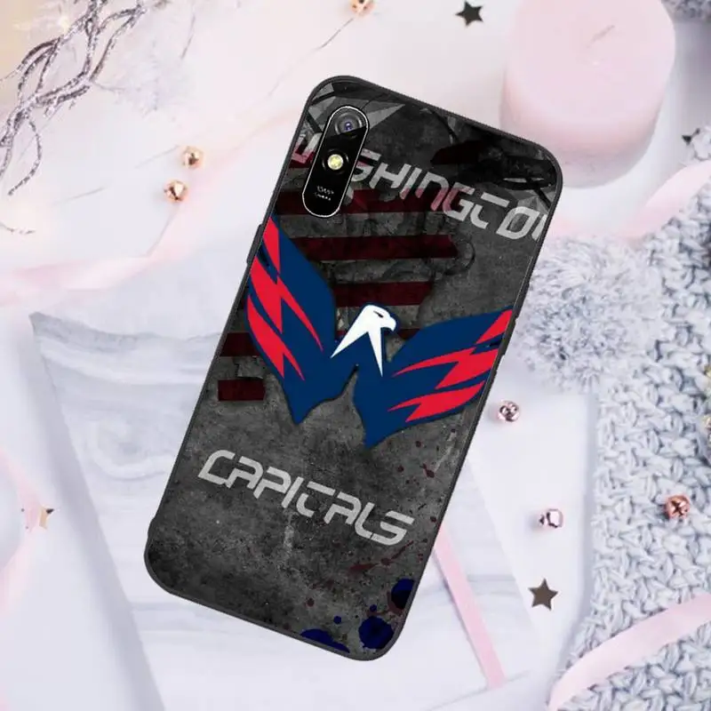 

Washington hockey team badge Phone Case For Xiaomi Redmi note 7 8 9 pro 8T 9A 9S Mi Note 10 Lite pro