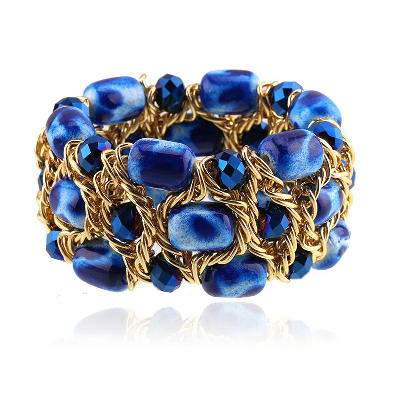 Женский браслет ручной работы YD & YDBZ роскошный из натурального камня модные