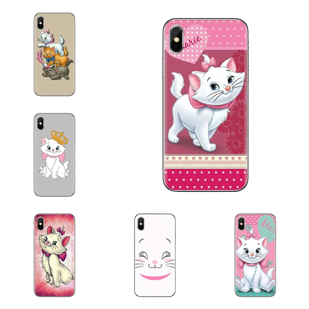 Для samsung Galaxy S2 S3 S4 S5 MINI S6 S7 edge S8 S9 Plus Note 2 3 4 5 8 Coque Fundas aristocats cat kitty силиконовые чехлы |