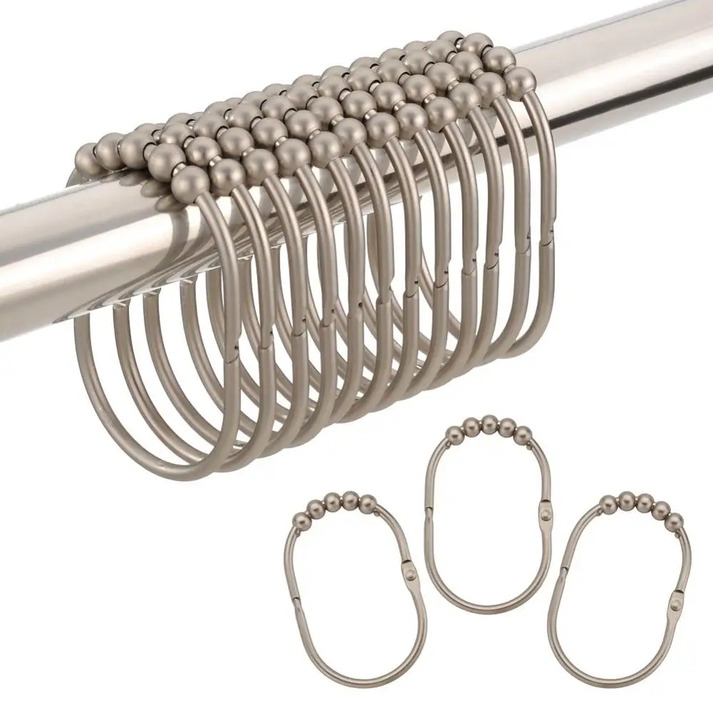 Крючок для душевой занавески Сумка-тоут крюк скользящий ролик ржавчины из