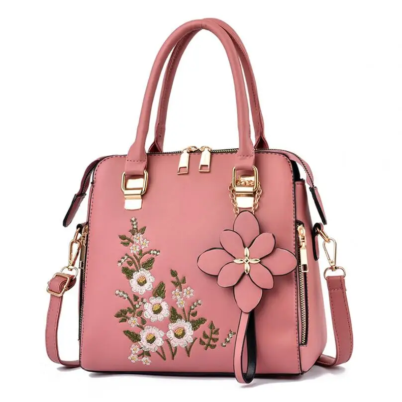 

Высококачественная серия модных вышитых сумок, простая и стандартная сумка-мессенджер, роскошные женские Сумки из искусственной кожи