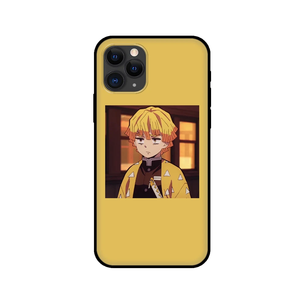 Black tpu case for iphone 5 5s se  6 6s 7 8 plus x 10 cover for iphone XR XS 11 pro MAX case Anime icons