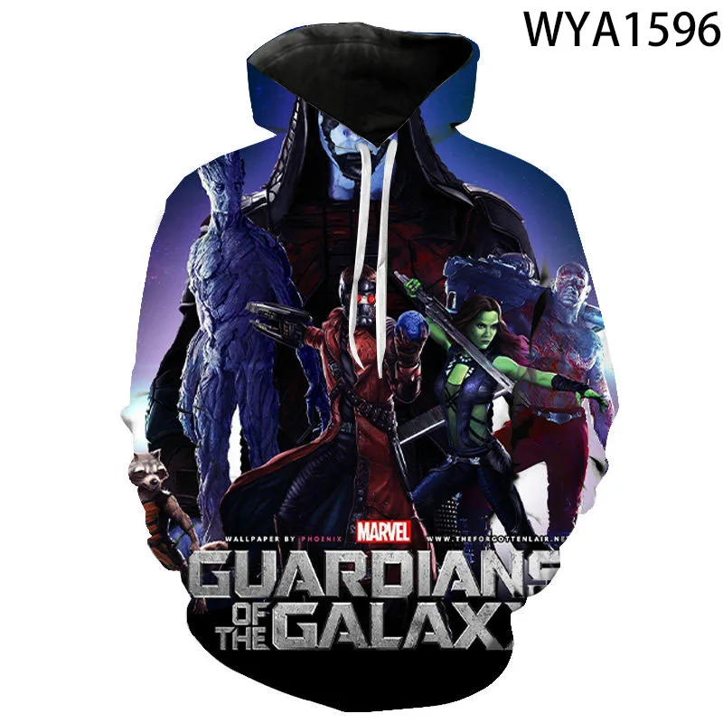 New 3D Printed Galaxy Movie Hoodies Men Women Children Sweatshirts Streetwear Pullover Boy Girl Kids Casual Jacket images - 6
