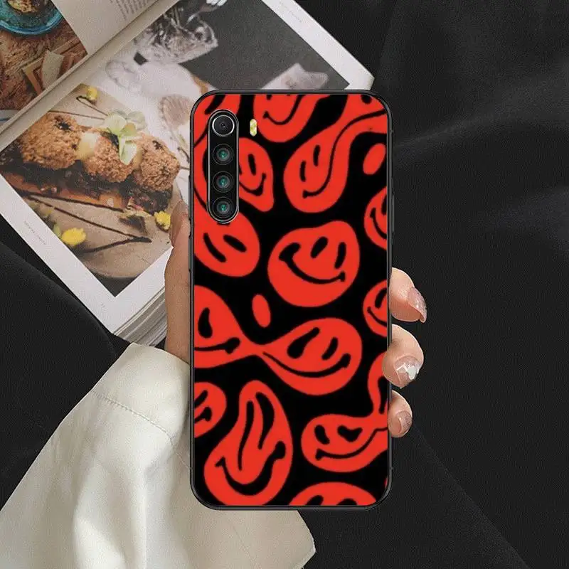 

Funny yellow black smiley Phone Case For Huawei P Y Nova mate 20 30 10 40 pro lite smart Cover Fundas Coque