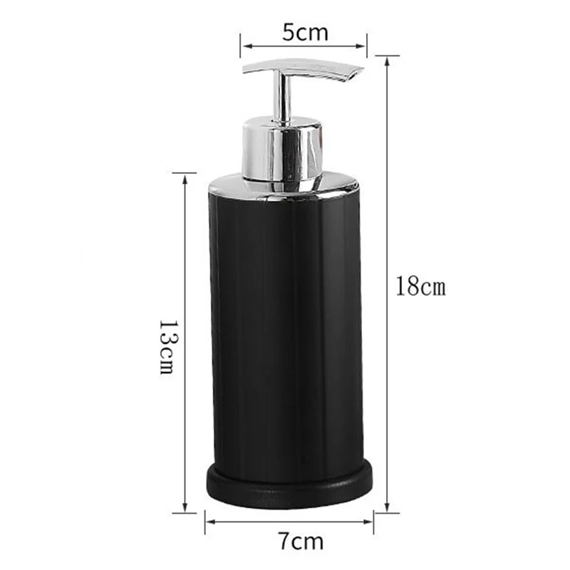 

1 Pc 240ML Manual Press Type Soap Dispenser Desktop Press Lotion Shampoo Cosmetic Squeeze Container For Bottling